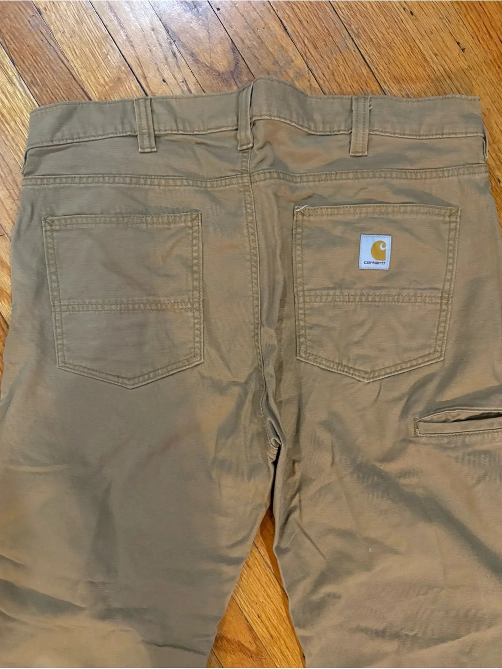 Carhartt Mens Relaxed Fit Straight Canvas Work Pants Tan BN2517-M  36x32 (r20)